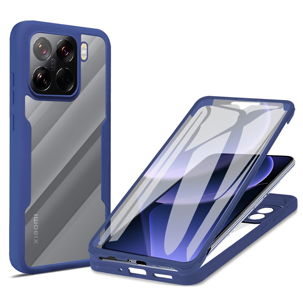 Levně Techsuit ColorVerse 360 Series + Ochranné sklo Xiaomi 15 Pro Modrá