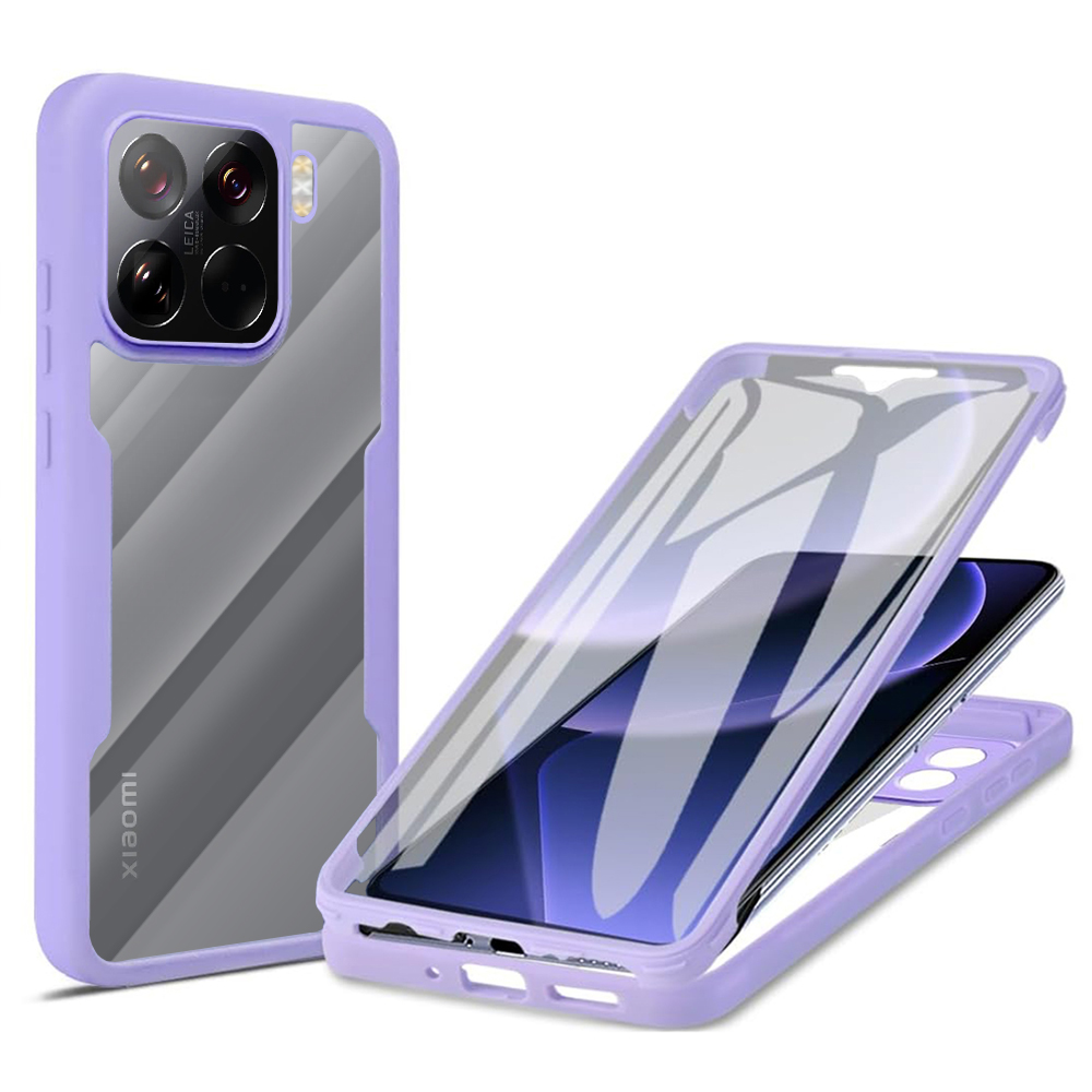 Levně Techsuit ColorVerse 360 Series s ochranou displeje Xiaomi 15 Pro fialová