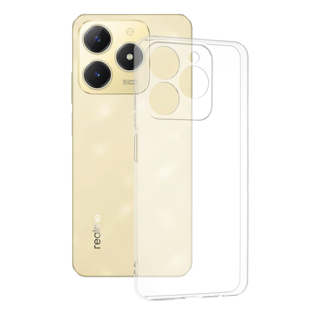 Levně Techsuit silikonové pouzdro Realme C61 průhledné