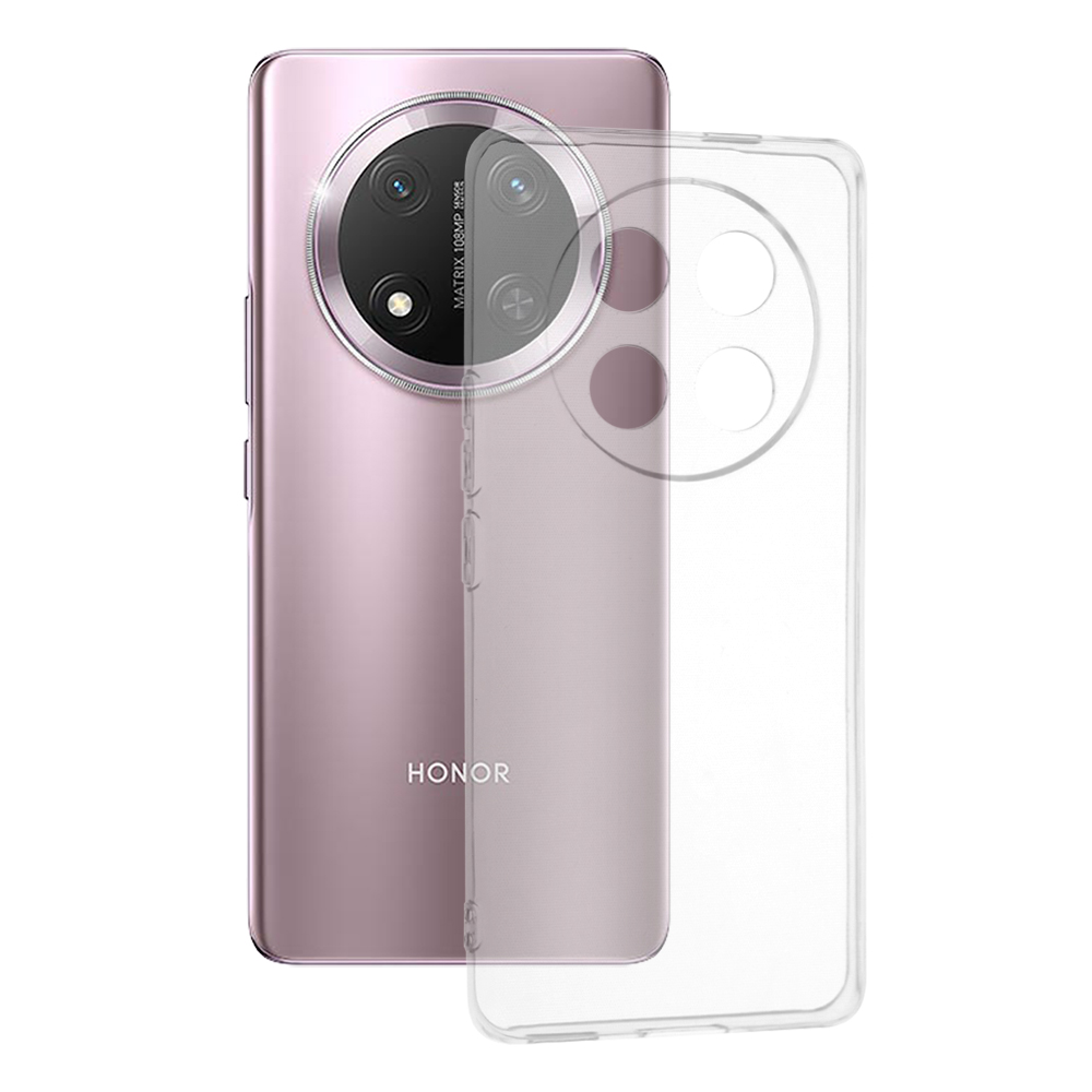 Levně Techsuit silikonový obal Honor Magic7 Lite X9c průhledný