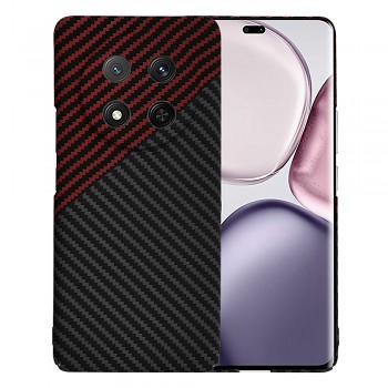 Pouzdro Techsuit Carbonite FiberShell pro Honor Magic7 Lite X9c Červený Vortex