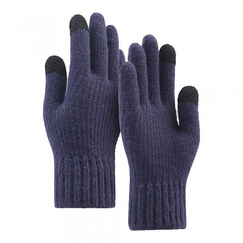 Rukavice Techsuit ST0012 z alpaka vlny velikost 22 cm námořnická modrá