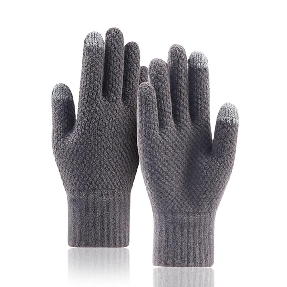 Levně Rukavice Techsuit ST0013 z akrylu velikost 22 cm šedé