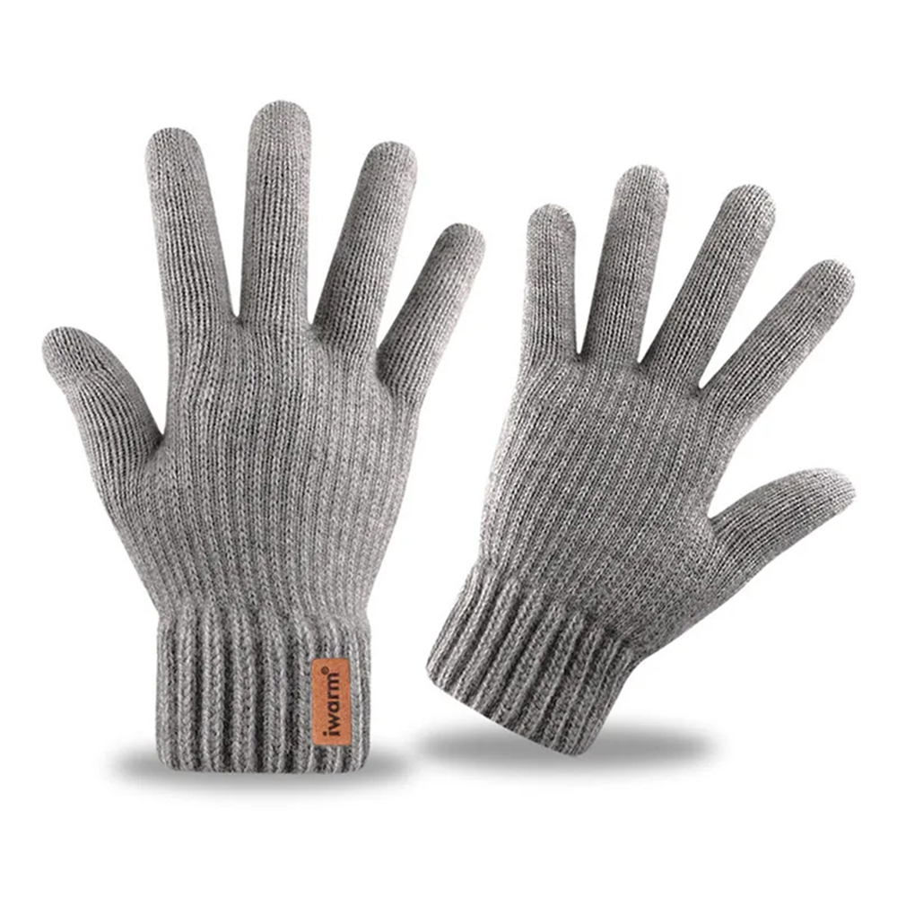 Levně Iwarm Rukavice ST0016 z alpaka vlny velikost 22 cm šedé