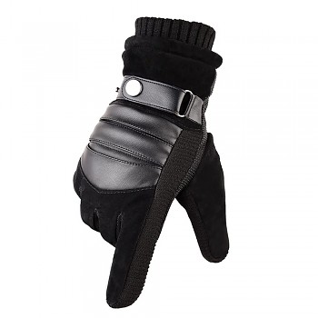 Techsuit Touchscreen rukavice OG101 PU měkké a teplé univerzální šedé