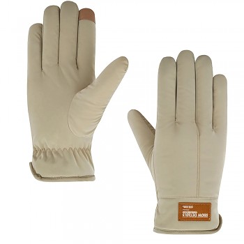 Rukavice Techsuit Touchscreen OG103 na lyže super teplé módní béžové