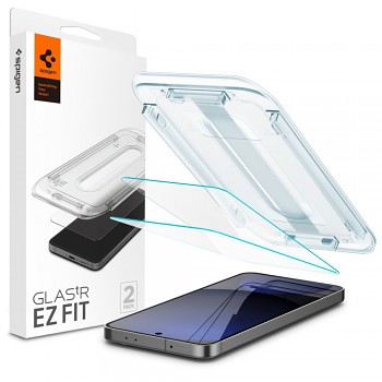 Spigen Glas.tR EZ-FIT (2 balení) Samsung Galaxy S24 FE / A56 5G průhledný