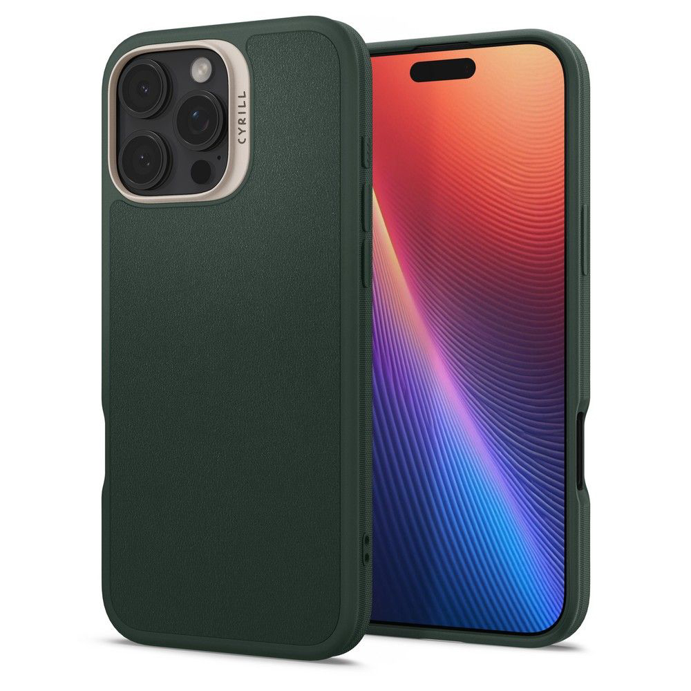 Levně Spigen Cyrill Kajuk MagSafe pro iPhone 16 Pro Max v lesní zelené