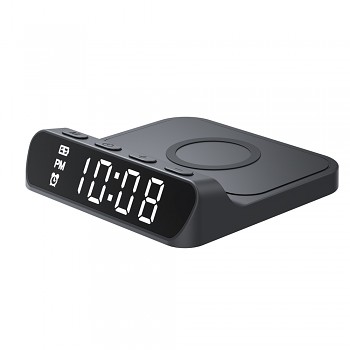 Havit Phone Wireless Charger W3031 s hodinami 15W černý