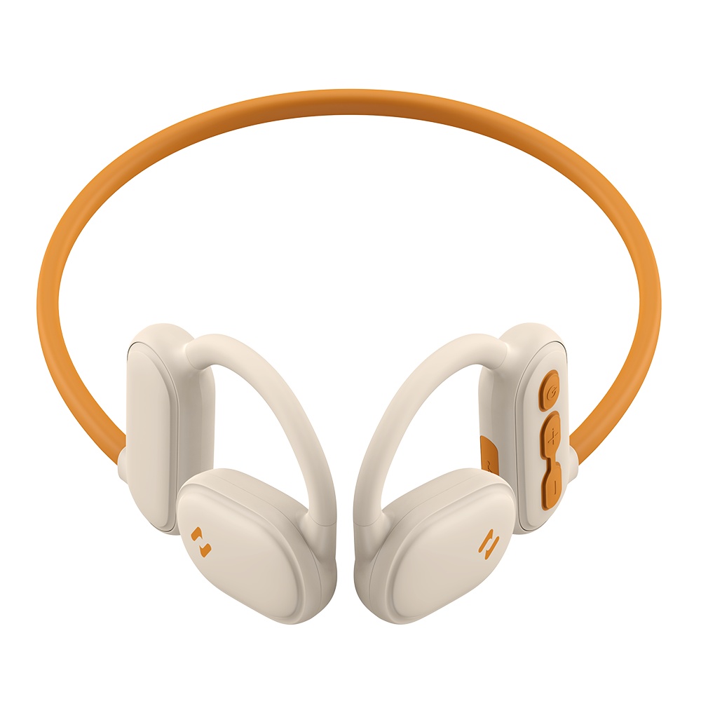Levně Havit Bluetooth sluchátka Freego Pro E553BT pro sport béžová
