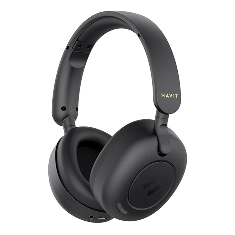 Levně Havit H655BT Bezdrátová sluchátka na uši Bluetooth 5.3 černá