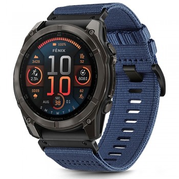 Řemínek Techsuit QuickFit 22mm Garmin Fenix Forerunner modrý Nightshade