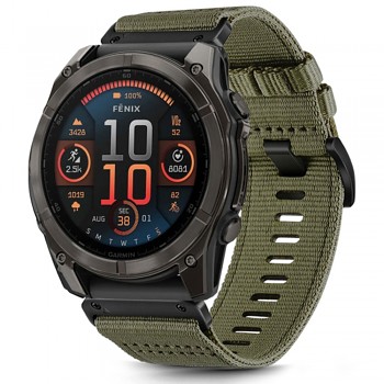 Řemínek Techsuit QuickFit 26mm pro Garmin Fenix Camo Green