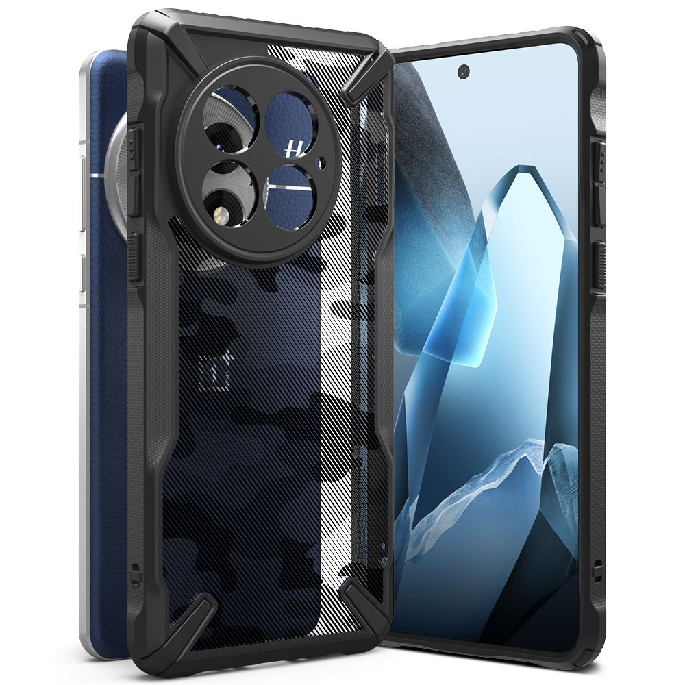 Levně Ringke Fusion X Design OnePlus 13 maskáčová černá