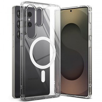 Ringke Fusion MagSafe pro Samsung Galaxy S25 Ultra průhledný