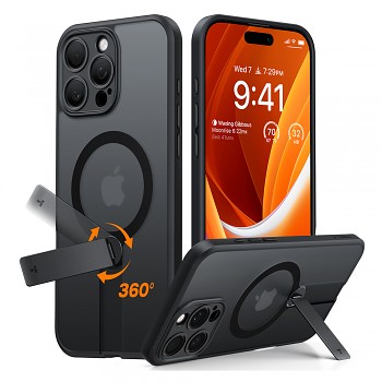 Torras Pstand Spin MagSafe pro iPhone 16 Pro Max černý