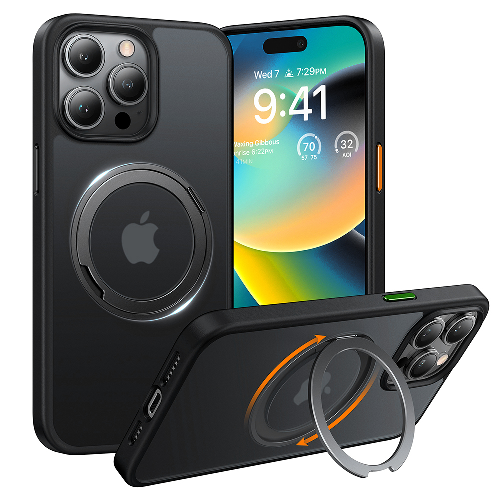 Torras Ostand Pro MagSafe Series pro iPhone 15 Pro Max černá