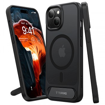 Torras Pstand MagSafe pro iPhone 15 Plus černá