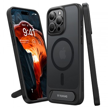 Torras Pstand MagSafe pro iPhone 15 Pro Max černá