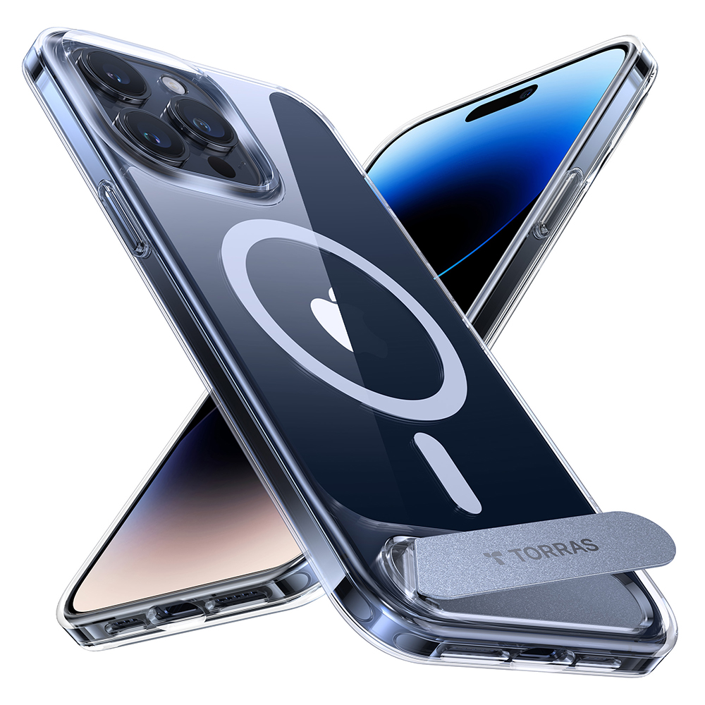 Torras Pstand MagSafe pro iPhone 15 Pro Max průhledný