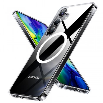 Torras Diamond MagSafe Series Samsung Galaxy S24 Plus průhledný
