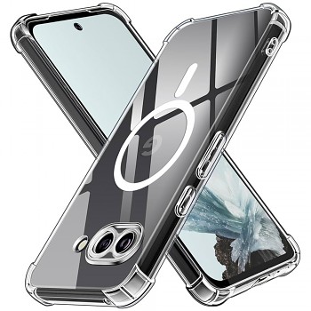 Techsuit Shockproof průhledný silikonový MagSafe Google Pixel 9a průhledný