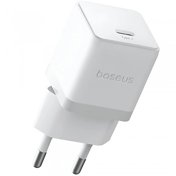 Nabíječka na zeď Baseus Palm rychlonabíječka Type-C PD 20W 5V/3A měsíční bílá