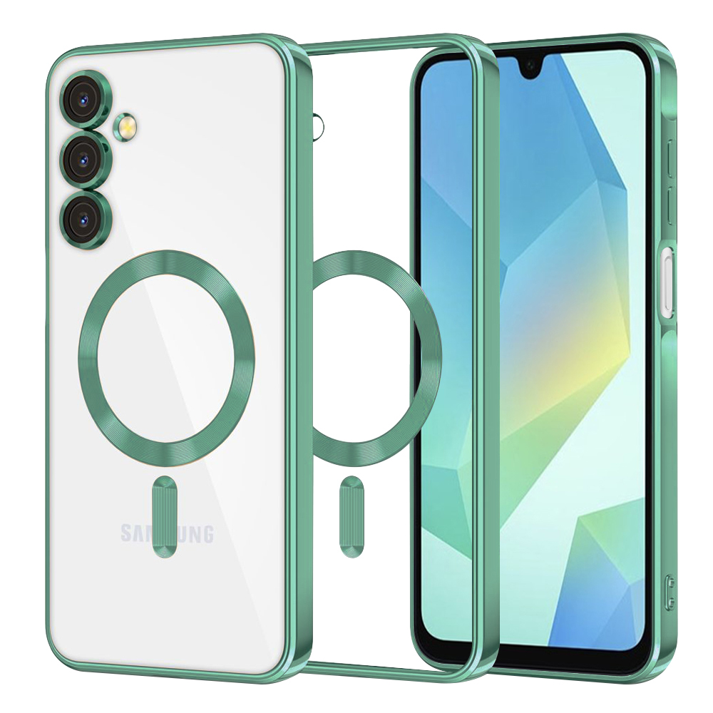 Levně Techsuit Luxury Crystal MagSafe pro Samsung Galaxy A16 4G / A16 5G světle zelená