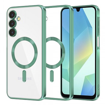 Techsuit Luxury Crystal MagSafe pro Samsung Galaxy A16 4G / A16 5G světle zelená