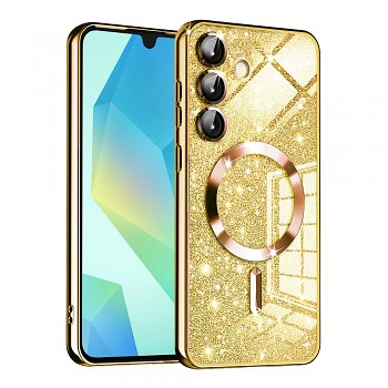 Techsuit Luxury Glitter MagSafe pro Samsung Galaxy A16 4G / A16 5G zlatý