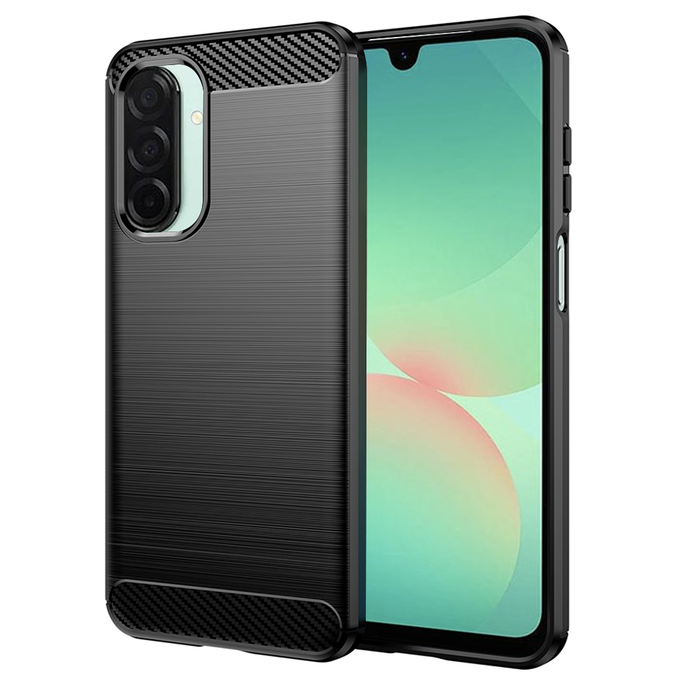 Levně Pouzdro Techsuit Carbon Silicone pro Samsung Galaxy A26 5G černé