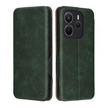 Pouzdro Techsuit Safe Wallet Plus pro Xiaomi Redmi Note 14 4G zelené