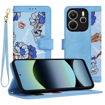 Pouzdro Techsuit FlipCraft pro Xiaomi Redmi Note 14 4G modré