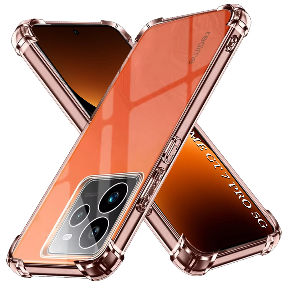 Levně Techsuit Shockproof průhledný silikon Realme GT 7 Pro průhledný