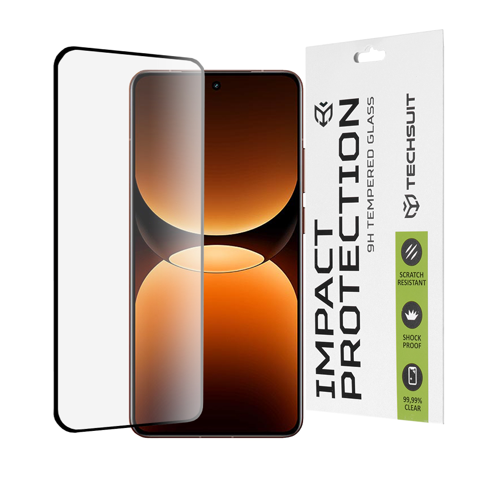 Levně Ochranné sklo Techsuit 111D 3D zakřivené Realme GT 7 Pro černé