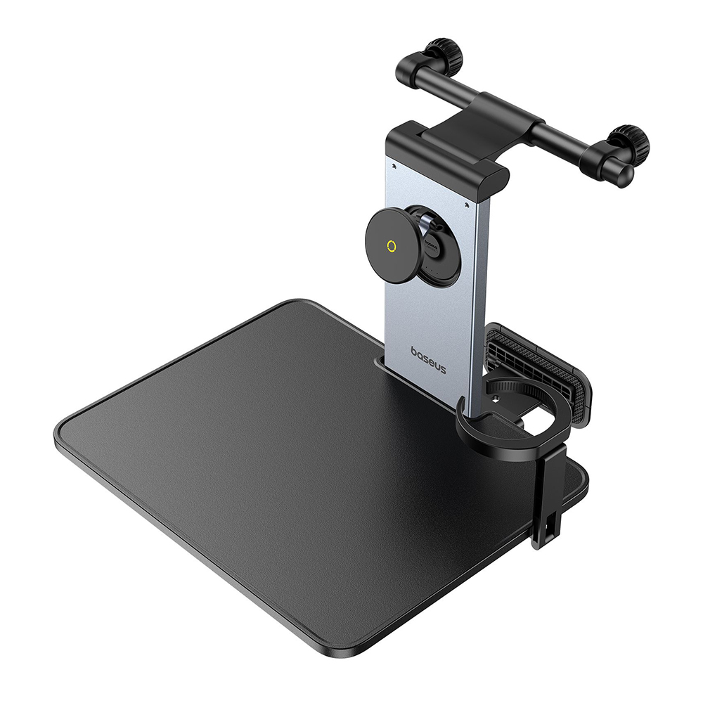 Baseus Car Holder MagPro II pro opěrky hlavy černý kosmický