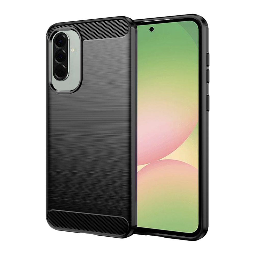 Levně Techsuit Carbon Silicone pro Samsung Galaxy A56 5G černý
