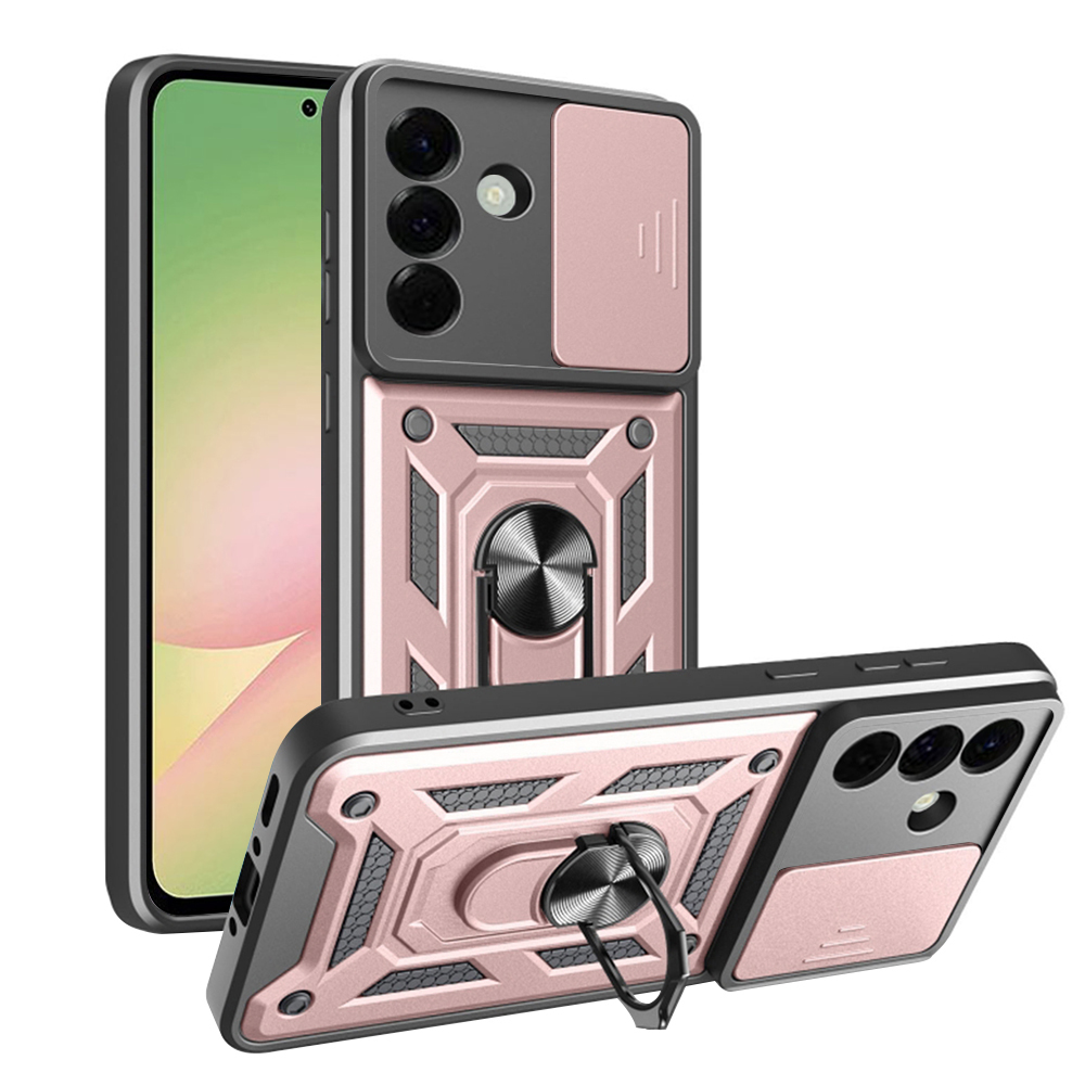 Levně Techsuit CamShield Series Samsung Galaxy A56 5G růžově zlatý