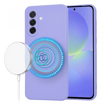 Techsuit SoftFlex MagSafe pro Samsung Galaxy A36 5G světle fialová