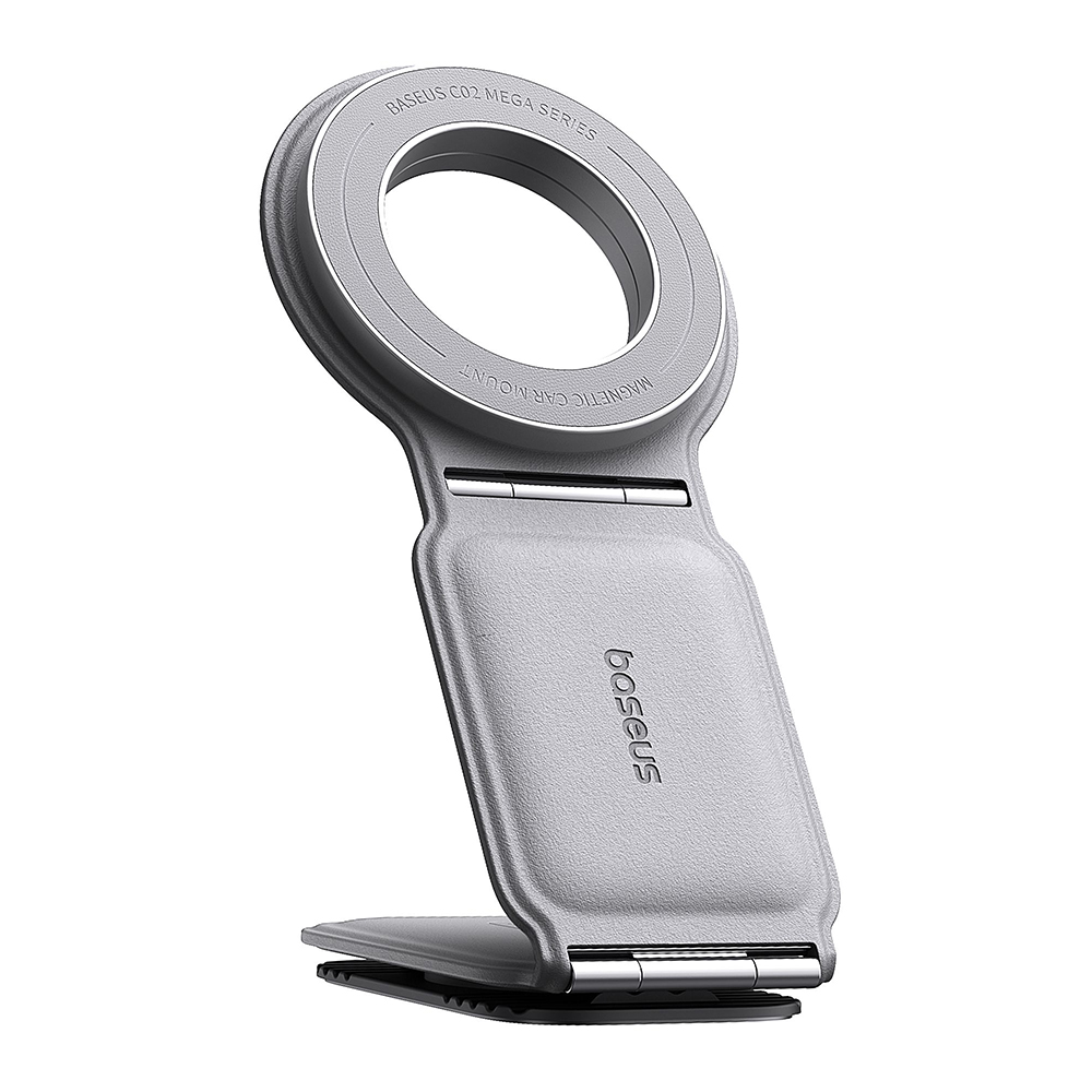 Levně Baseus Car Holder PrimeTrip Series C02 PU kůže 360° 25N univerzální montáž matná šedá