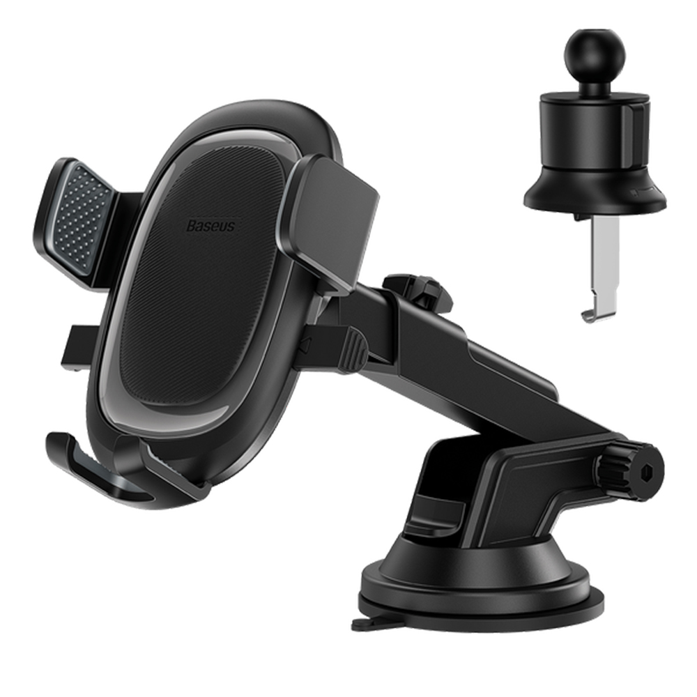 Levně Baseus Držák do auta UltraControl Pro Series Auto Clamping na palubní desku/ventilaci černý Cluster