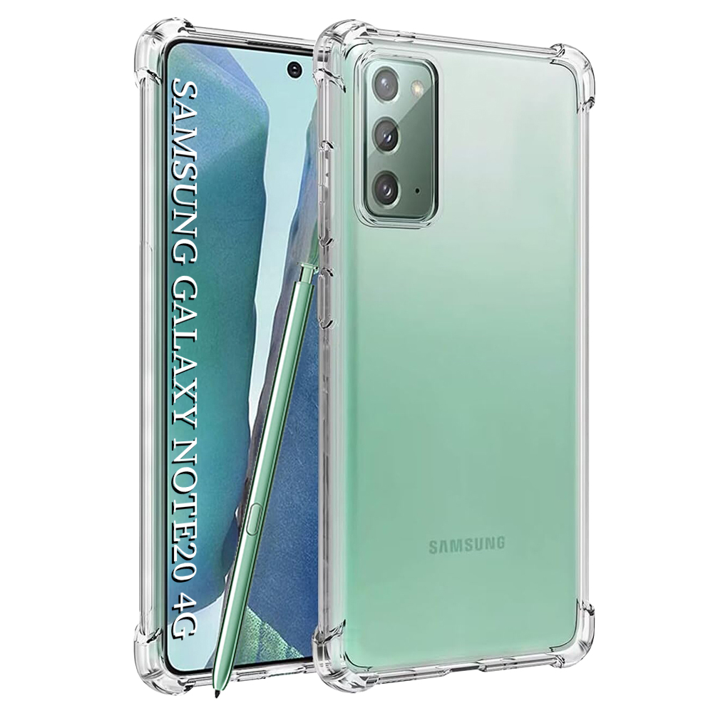 Levně Techsuit Shockproof průhledný silikon Samsung Galaxy Note 20 4G/5G průhledný