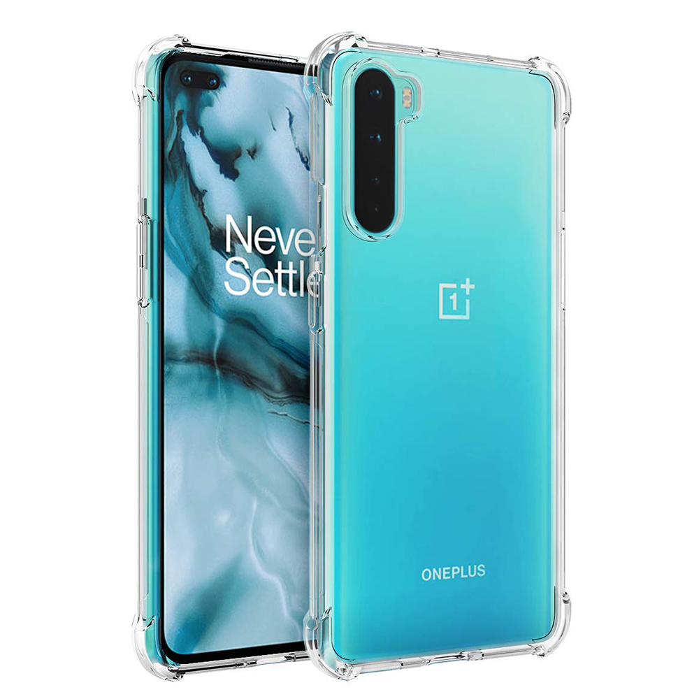 Levně Techsuit Shockproof průhledný silikon OnePlus Nord 5G průhledný