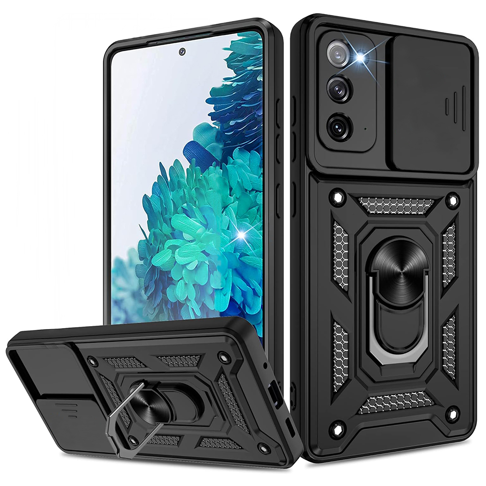 Levně Techsuit CamShield Series Samsung Galaxy Note 20 4G / Note 20 5G Černá