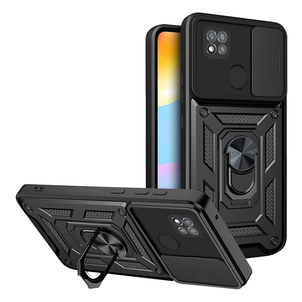 Levně Pouzdro Techsuit CamShield Series pro Xiaomi Redmi 9C / Redmi 9C NFC černé
