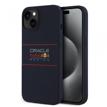 Red Bull Racing silikonové pouzdro logo MagSafe iPhone 15 námořnická modrá