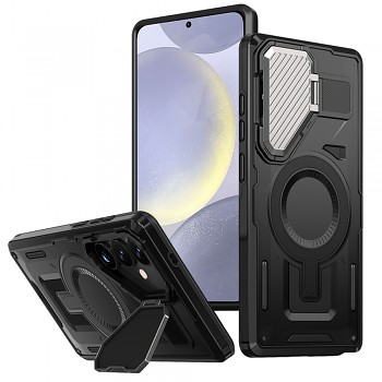 Pouzdro Techsuit CamVault MagSafe pro Samsung Galaxy S24 Plus černé