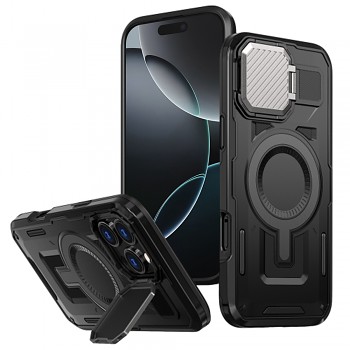 Techsuit CamVault MagSafe pro iPhone 16 Pro černý