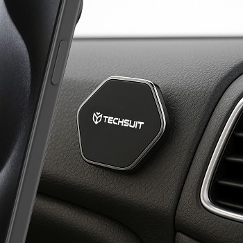 Techsuit Phone Holder Tiny Series (HOLD210-C) magnetický držák na palubní desku černý