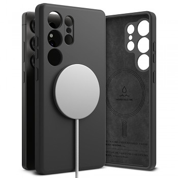 Ringke Silicone Magnetic MagSafe pro Samsung Galaxy S25 Ultra černá